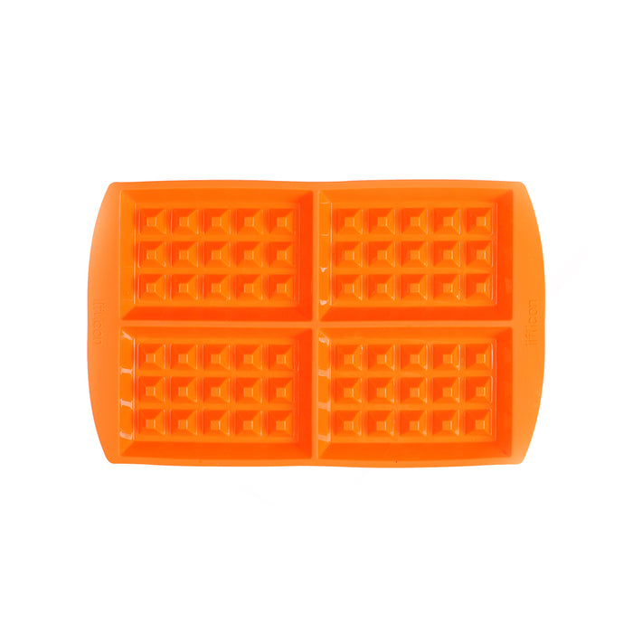 Silikon Waffelform - Orange