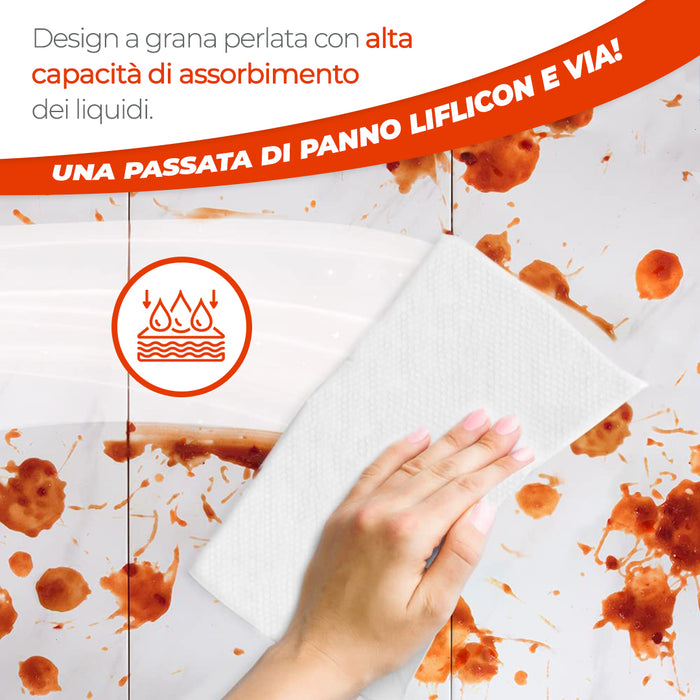 80 Pezzi/pacco Panni Pulizia Cucina Rimozione Oli Pesanti - Temu Italy