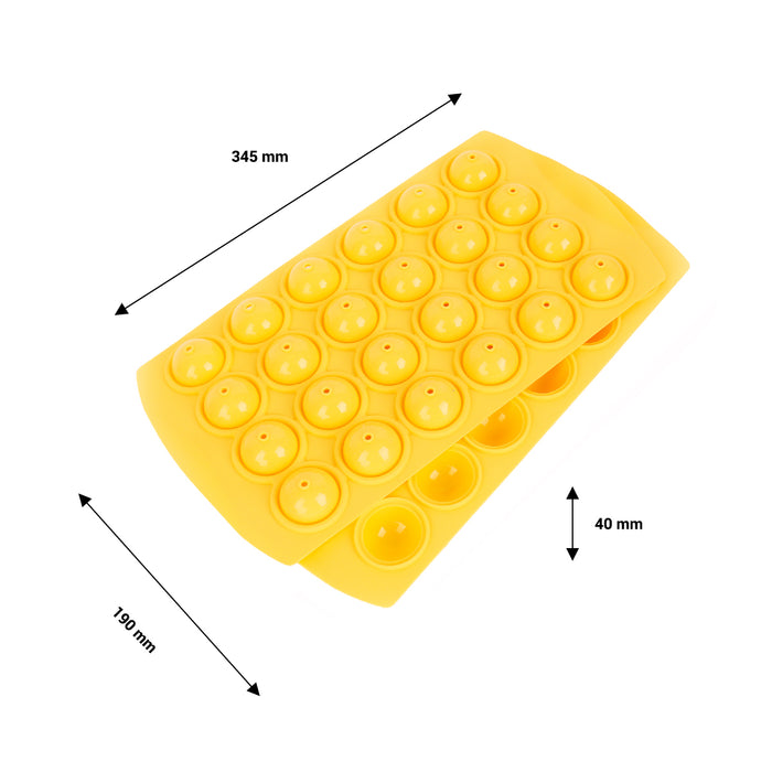 Silikon Cake Pops Form - Gelb